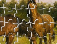Play Horses Grazing Jigsaw